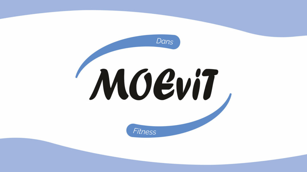 Een brandboek van moevit dans en fitness intro