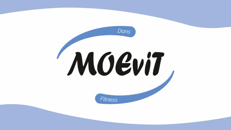 Een brandboek van moevit dans en fitness intro