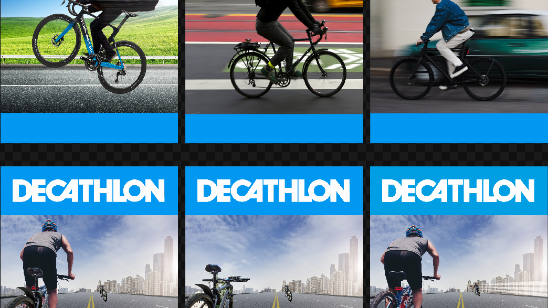 een volledig emotional selling point decathlon poster varianten