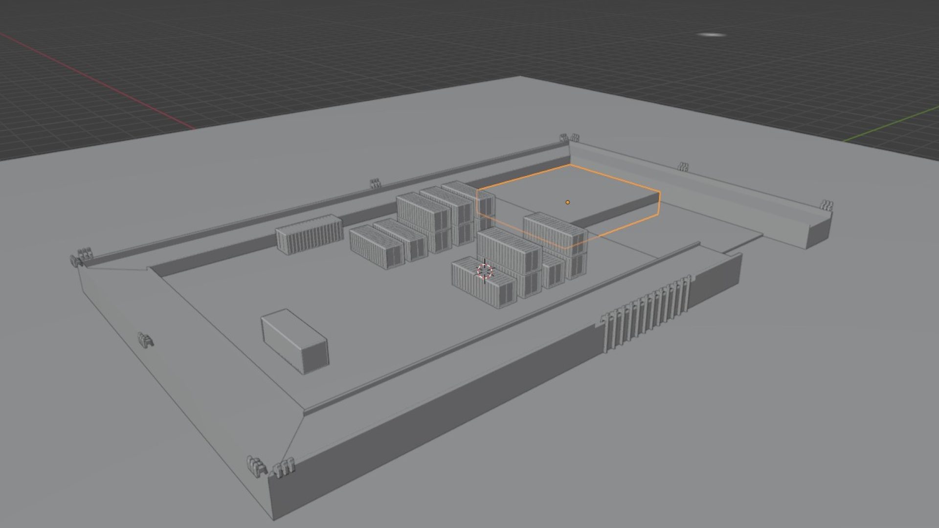 een diorama concept in blender