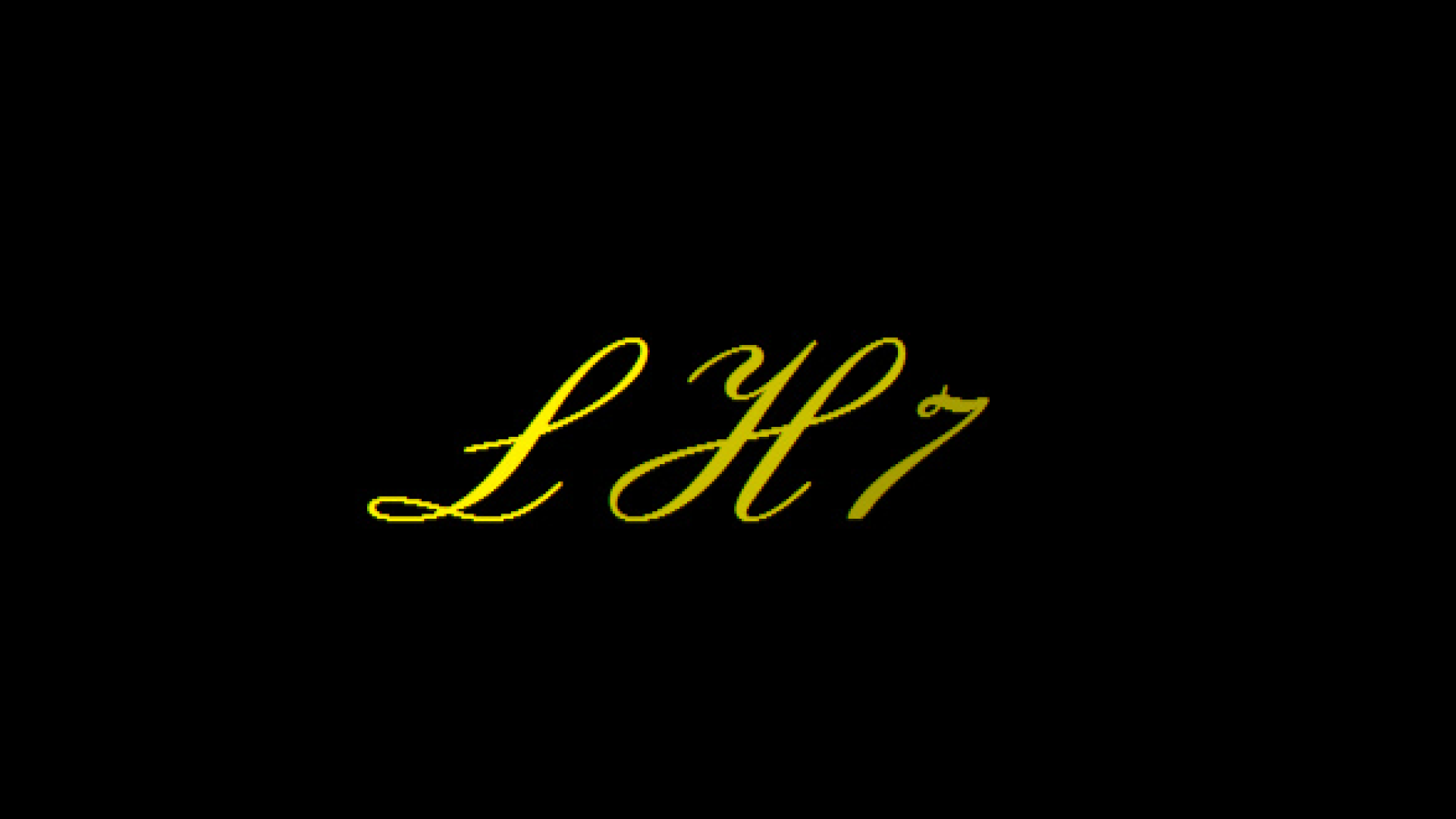 een oud LH7 logo in het goud